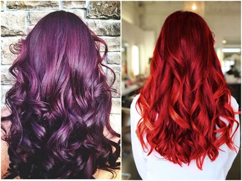 Red Violet Hair Color Galhairs