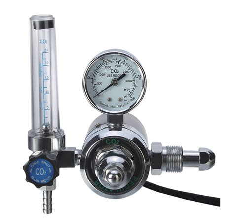Indutrial Regulator Co2 Regulatorargon Flowmeter Regulatorco2 Heating
