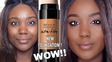 new drugstore full coverage foundation revlon insta filter foundation oily skin acne rose