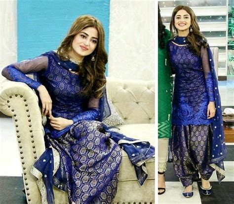 Sajal Ali Beautiful Dress Pakistani Dresses Casual Indian Gowns