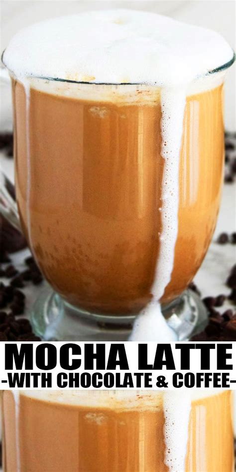 Homemade Mocha Latte Mocha Latte Recipe Homemade Mocha Latte Recipe