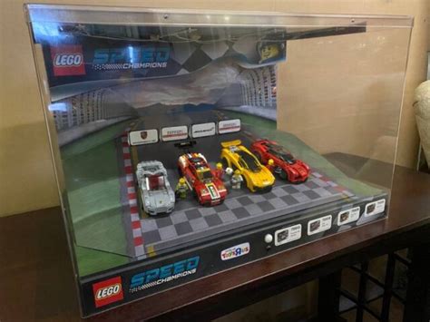 Large Lego Speed Champions Retail Store Display Case 75910 75908 75909