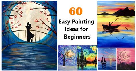 60 Easy Landscape Painting Ideas For Beginners Simple Acrylic Art For