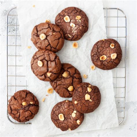 Fudgy Hazelnut Brownie Cookies The Classy Baker