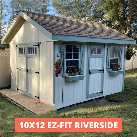 Outdoor Garden Sheds Ez Fit Riverside Shed Kit — Homestead Supplier