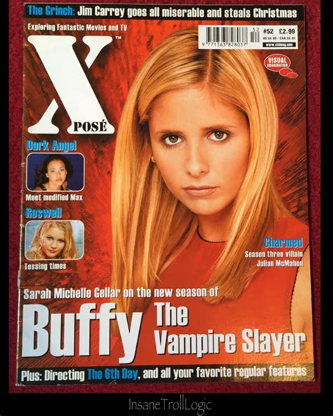 Sarah Michelle Gellar Buffy Jim Carrey Tvs Magazines Angel Poses Collection Jim Carey