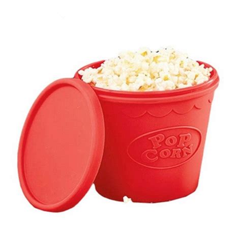 High Quality Arrival Diy Silicone Microwave Popcorn Maker Bucket Snack