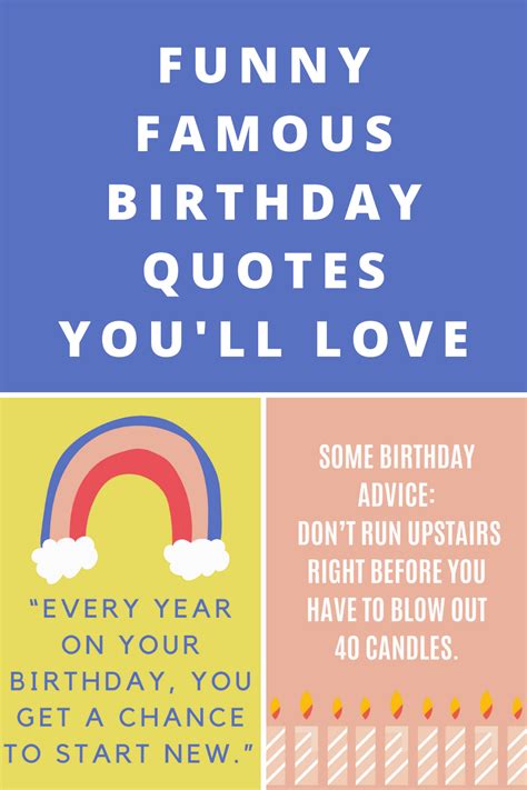 Funny Famous Birthday Quotes You Ll Love Darling Quote