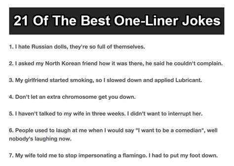 Silly Jokes For Adults One Liners 63 Uniquely Funny Husband Wife