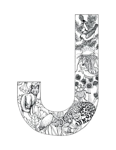 Illuminated Alphabet Coloring Pages At Free