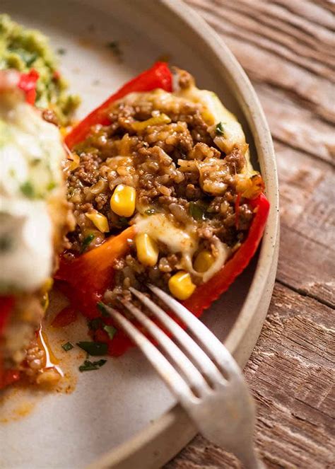 Mexican Stuffed Peppers Recipetin Eats