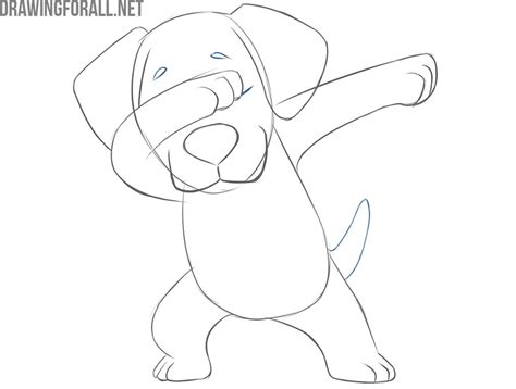 How To Draw A Dabbing Dog