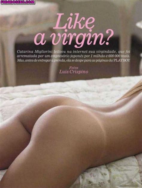 Revista Playboy De Catarina Migliorini A Virgem Fotos No Fada Do Sexo