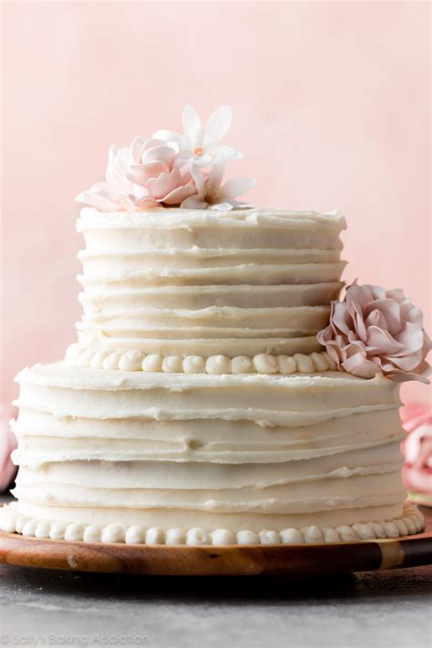 1 pound (4 sticks) unsalted butter, cold, cut into small cubes. Here is a recipe and video for a simple, yet elegant homemade wedding cake. This vanilla wedding ...