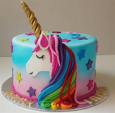 Colorful magical unicorn beautiful birthdaycake. Pin by Michele on Party Like A Unicorn | Unicorn birthday ...