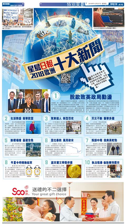 2018歐洲十大新聞 多倫多 加拿大中文新聞網 加拿大星島日報 Canada Chinese News