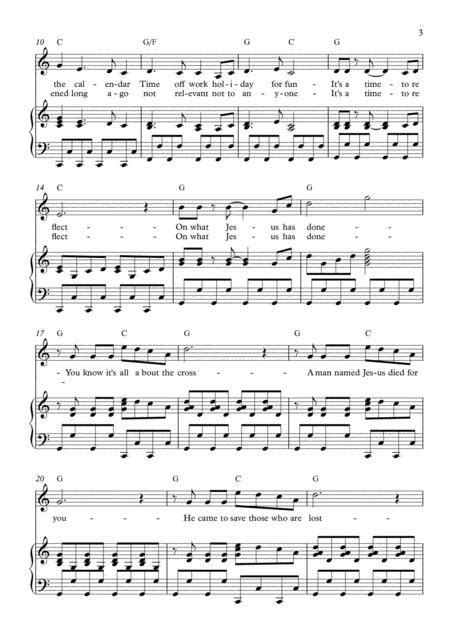 Its All About The Cross Sheet Music Pdf Download