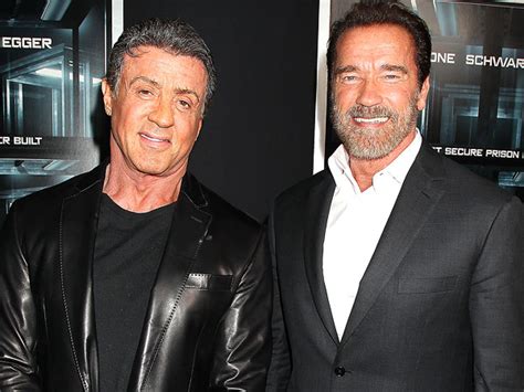 Stallone wished his friend and costar an early happy birthday friday on social media while sharing some throwback photos, and he followed up with a proper speech to the big man as. Sylvester Stallone and Arnold Schwarzenegger Rivalry ...