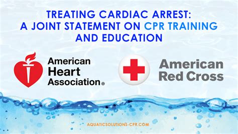 Aha And American Red Cross On Cpr Training Aquatic Solutions
