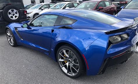 Pics First Look At The New Elkhart Lake Blue On A 2019 Corvette