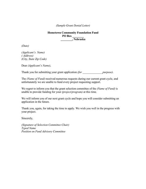 8 Free Effective Grant Request Letter Templates