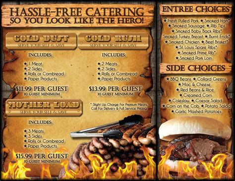 CATERING MENU Big Daddys BBQ Catering