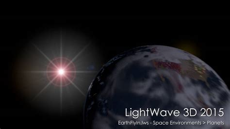 Lightwave 3d Earth Fly In Scene Rendered Youtube