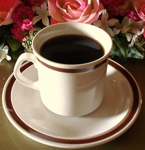Flowers With Coffee