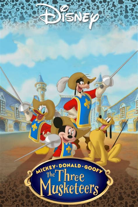 Mickey Donald Goofy The Three Musketeers Movie Aug 2004