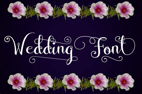 Wedding Font Script Fonts Creative Market