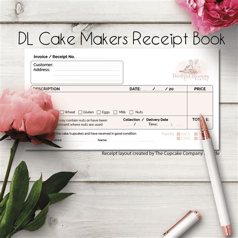 Receipt Book For Cake Makers Hoopsy