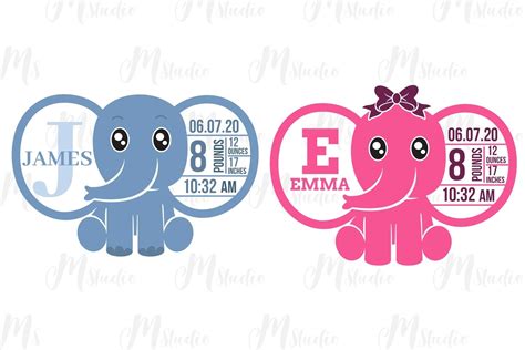 Download Free Svg For Birth Announcement For Elephant Ears - Pin On Svg Cutting Files Cricut Silhouette ...