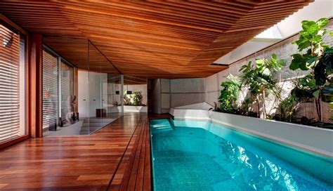 8 Home Design Ideas With Relaxing Natural Spaces And Indoor Pools