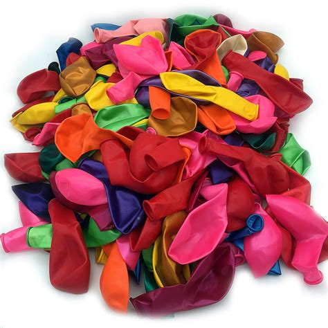 200 Pieces Assorted Colored Balloons Bulk 12 Inches Latex Helium
