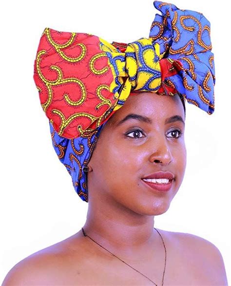 Fans Face Traditional African Headwrap Headtie Nigerian Scarf Headwear