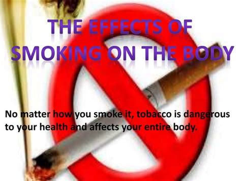 smoking and its ill effects