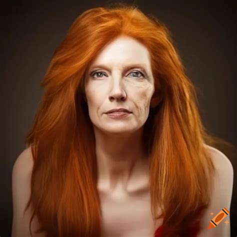 Redhead Mature Woman Model Beautiful