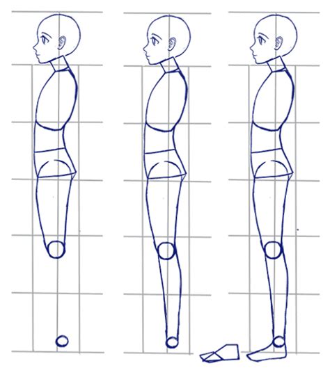 How To Draw Anime Side View Full Body Profile Manga Tuts Corpi