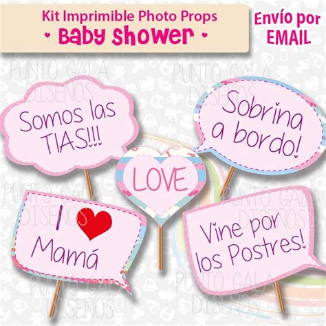 Kit Imprimible Props Cartelitos Baby Shower Nene Imprimibles Sexiz Pix