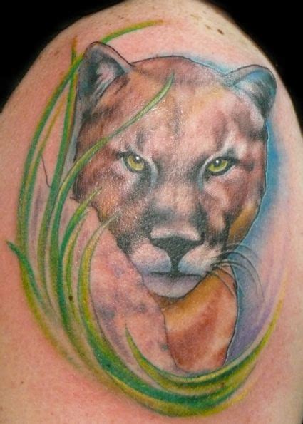 41 Mountain Lion Tattoos Ideas Mountain Lion Tattoos Lion Tattoo
