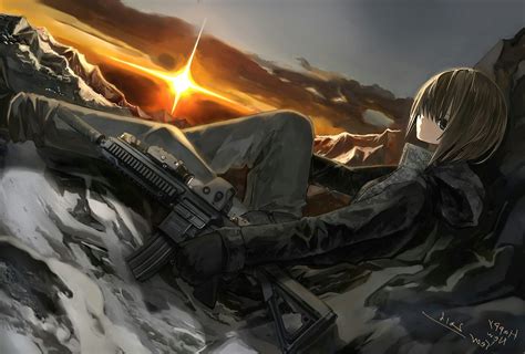 Top Anime Gun Wallpaper Super Hot In Cdgdbentre