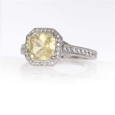 Yellow Sapphire Engagement Ring Exclusively At Soho Gem Fine Jewelry