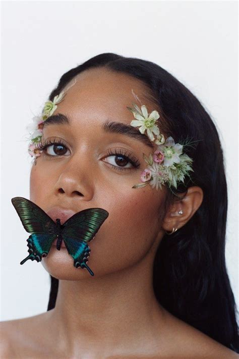 laura harrier is just getting started black girl aesthetic beauty art reference photos