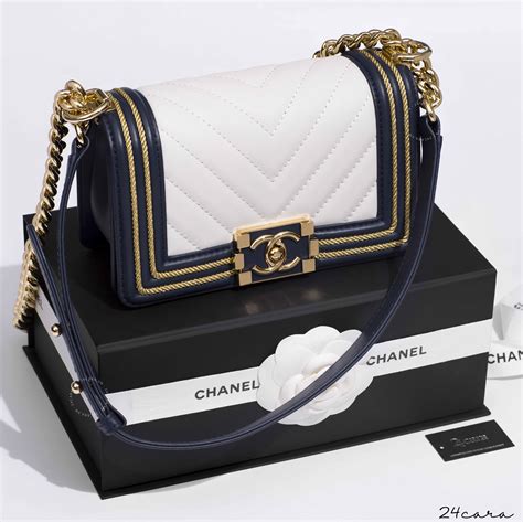 Chanel Boy Small Calfskin Leather Handbag