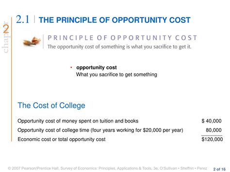 Ppt The Principle Of Opportunity Cost Powerpoint Presentation Free