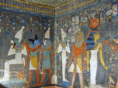 Wall Painting From The Tomb Of Horemheb Illustration World History
