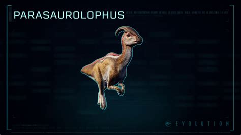 Jurassic World Evolution Species Profile Parasaurolophus Youtube