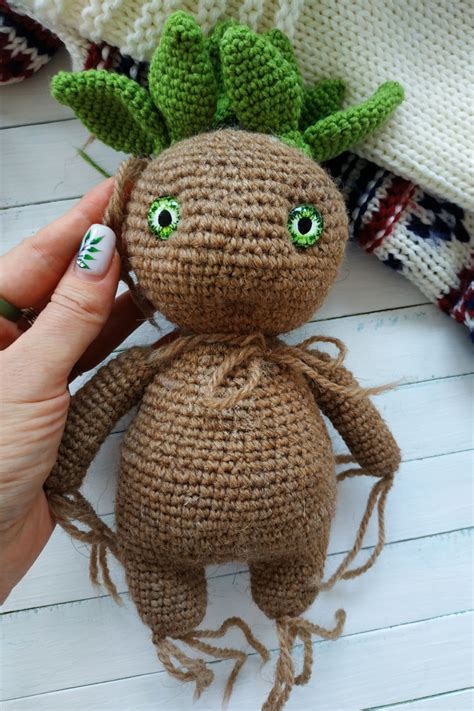 Pattern PDF Mandrake Root Harry Potter Crochet Toy Harry Pottery Doll Toy Amigurumi