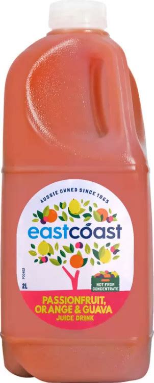 Passionfruit Orange Guava Juice 2lt Eastcoast Illawarra Fruit Direct