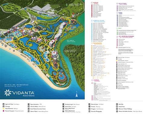 Resort Map The Grand Bliss Nuevo Vallarta Riviera Nayarit Mexico